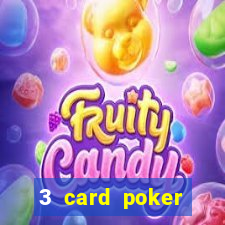 3 card poker casino odds