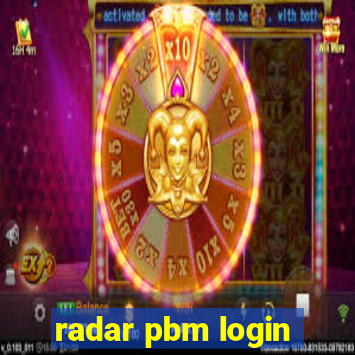 radar pbm login