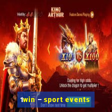 1win – sport events