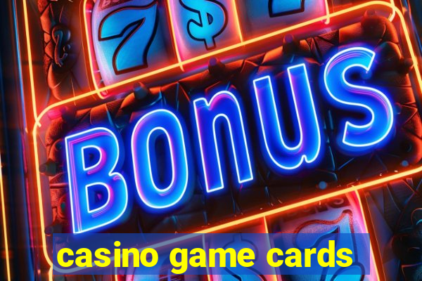 casino game cards