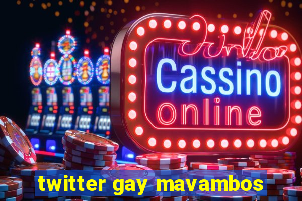 twitter gay mavambos