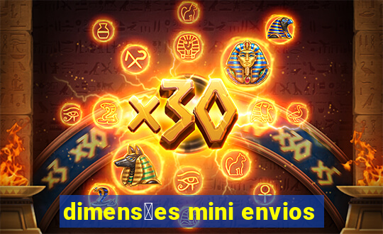 dimens玫es mini envios