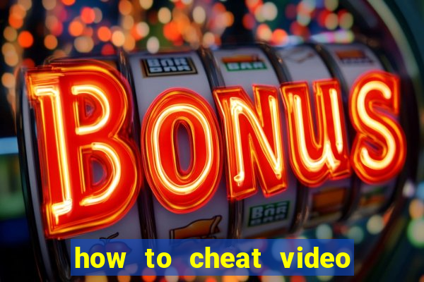 how to cheat video slot machines