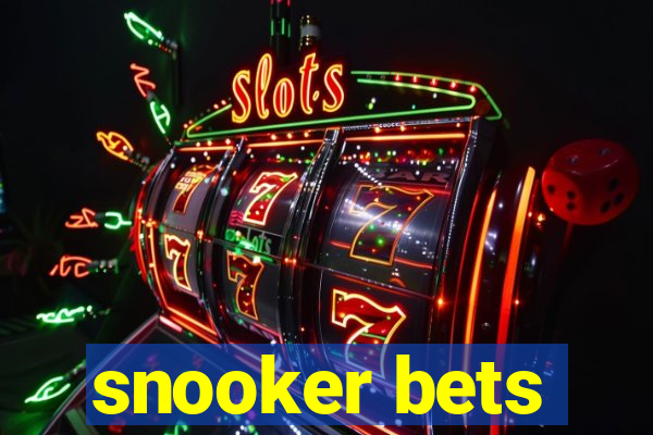 snooker bets