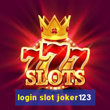 login slot joker123