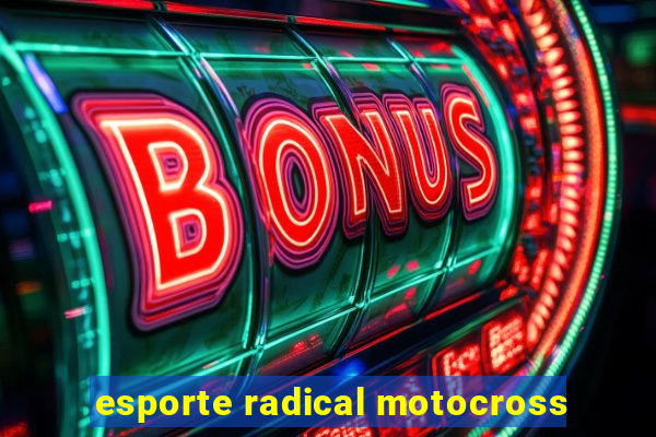 esporte radical motocross