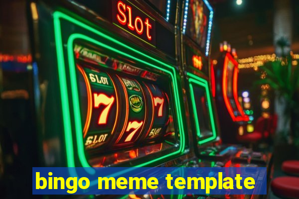 bingo meme template