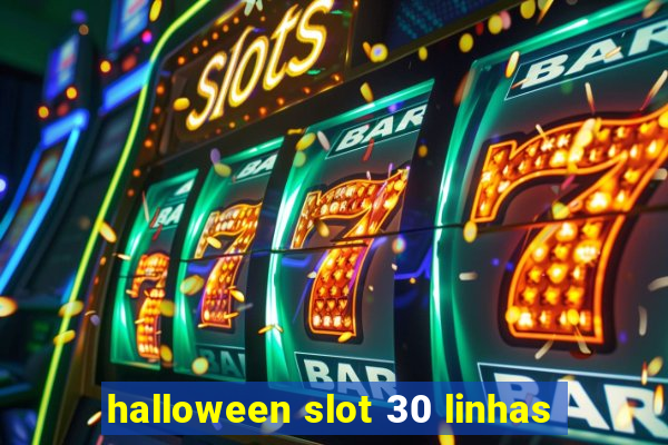 halloween slot 30 linhas