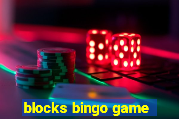 blocks bingo game