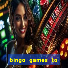 bingo games to play for free