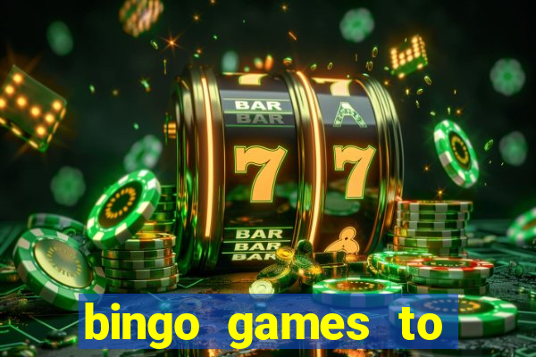 bingo games to play for free