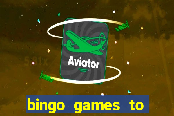 bingo games to play for free