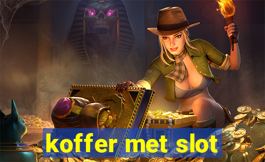 koffer met slot