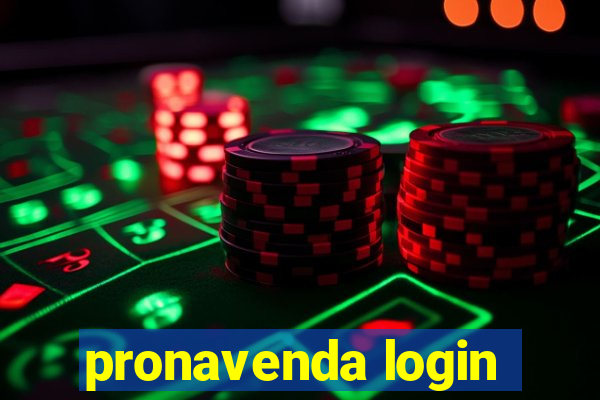 pronavenda login