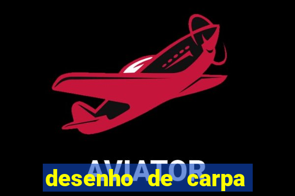 desenho de carpa para tatuagem