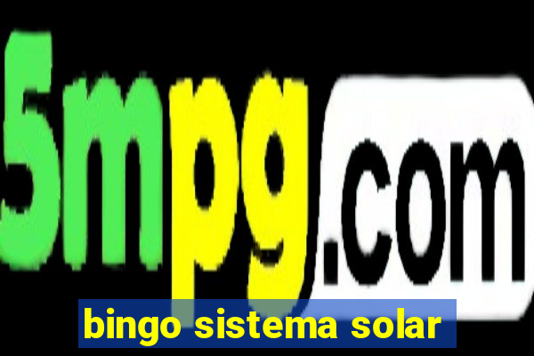 bingo sistema solar