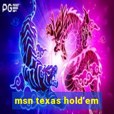 msn texas hold'em