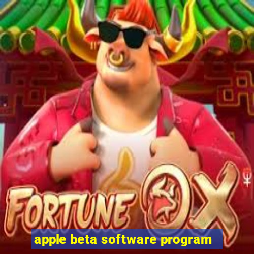 apple beta software program