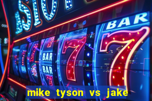 mike tyson vs jake paul assistir online