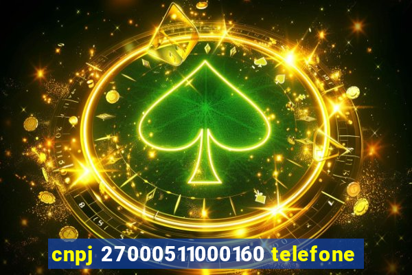 cnpj 27000511000160 telefone