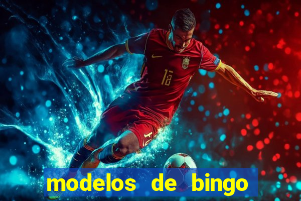 modelos de bingo para imprimir