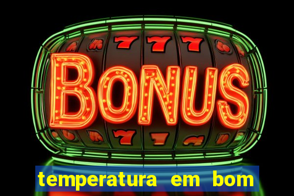 temperatura em bom jesus da lapa