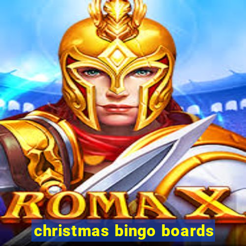 christmas bingo boards