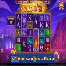 s铆lvio santos altura