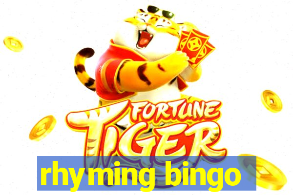 rhyming bingo