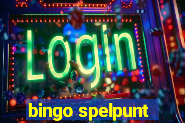 bingo spelpunt