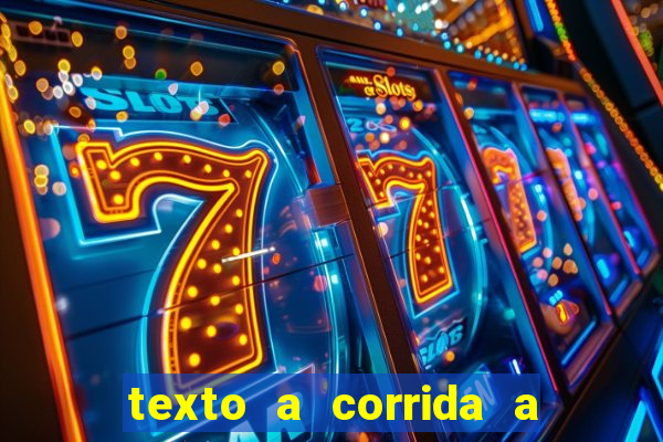 texto a corrida a lagarta lili