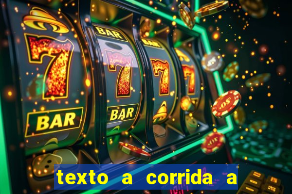 texto a corrida a lagarta lili