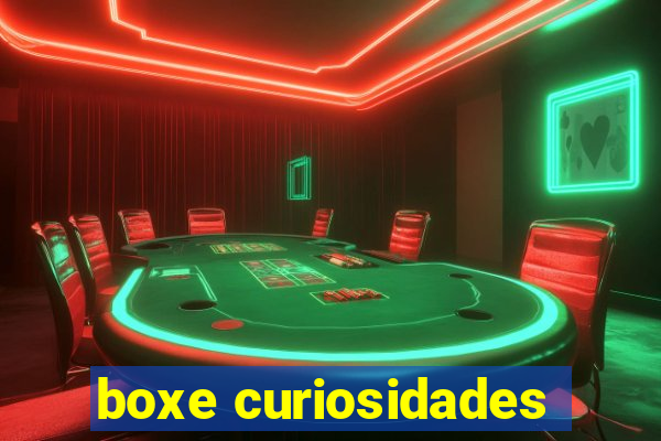 boxe curiosidades