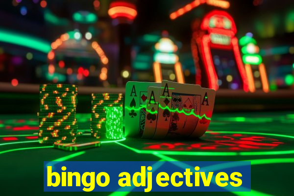 bingo adjectives