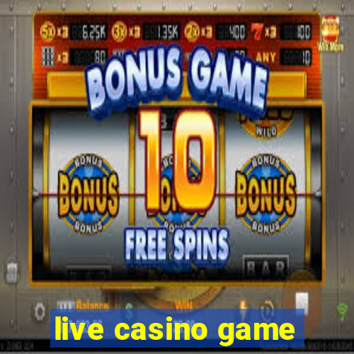 live casino game