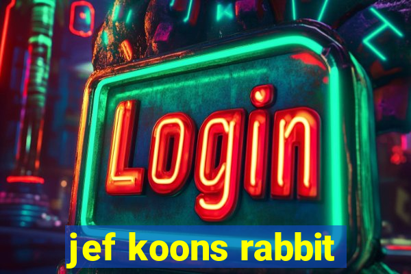 jef koons rabbit