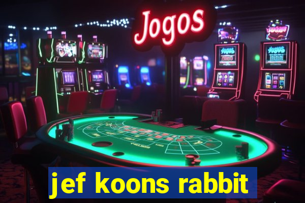 jef koons rabbit