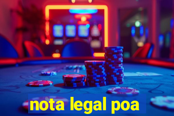 nota legal poa