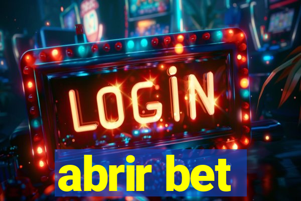 abrir bet