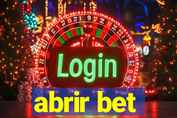 abrir bet