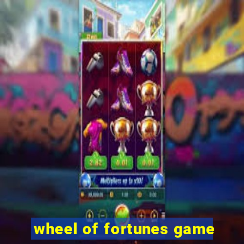 wheel of fortunes game