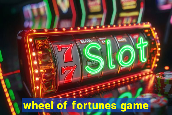 wheel of fortunes game