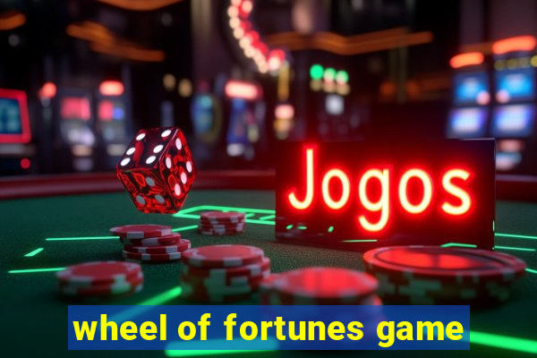 wheel of fortunes game