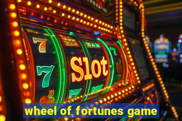 wheel of fortunes game