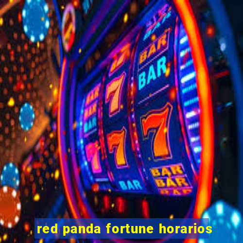 red panda fortune horarios