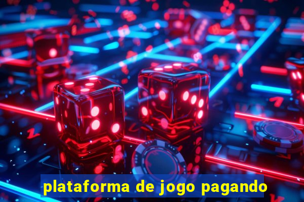 plataforma de jogo pagando