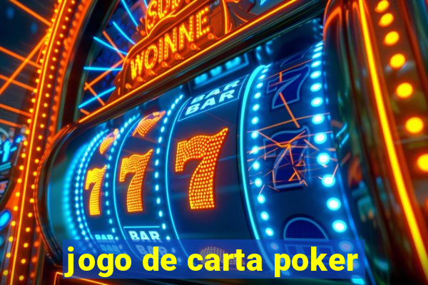 jogo de carta poker