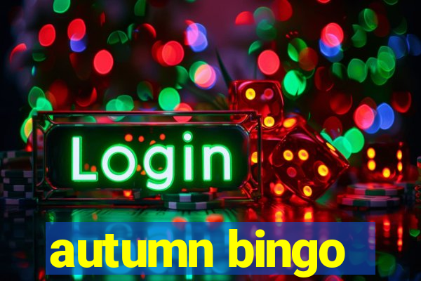 autumn bingo