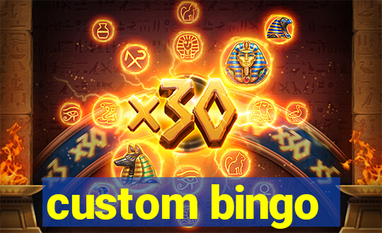 custom bingo