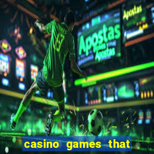 casino games that pay real money with no deposit